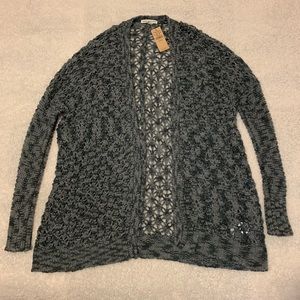 NWT Mixed Stitch Cardigan Sweater